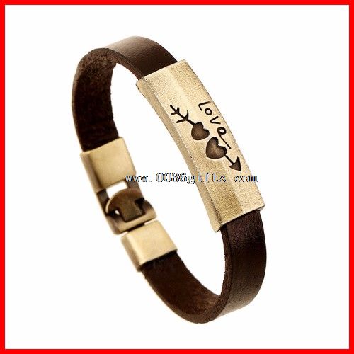 Kuh Leder Manschette Armband