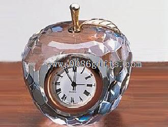 Crystal souvenir clock