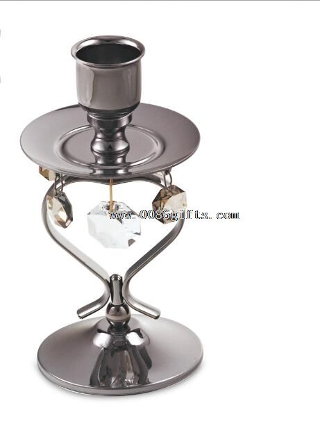 Crystals Iron Candlestick
