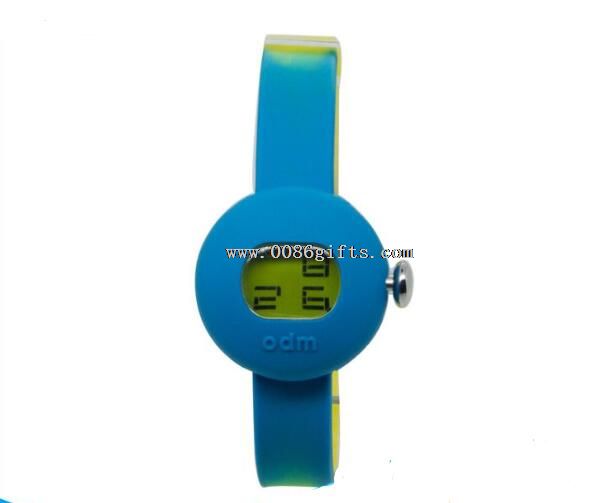Digital silicone watches