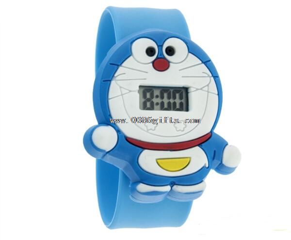 Doraemon dial electronic slap watches