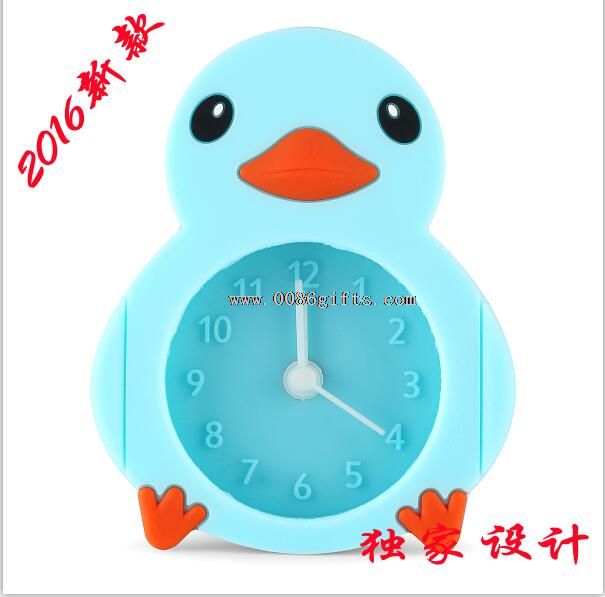Reloj despertador forma de pato para niños