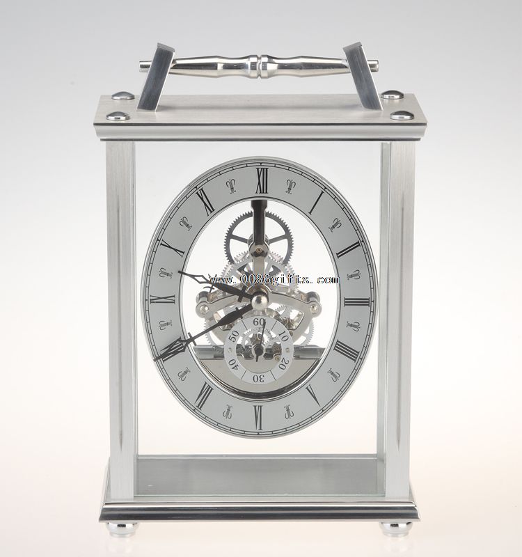 Horloge de bureau et table décorative en métal Europe
