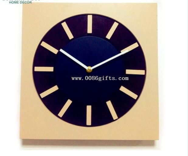 Fancy wood wall clock