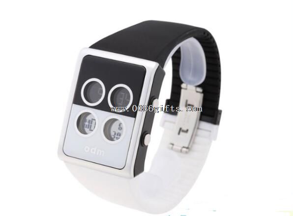 Fashion Auto-date digital silicone watches