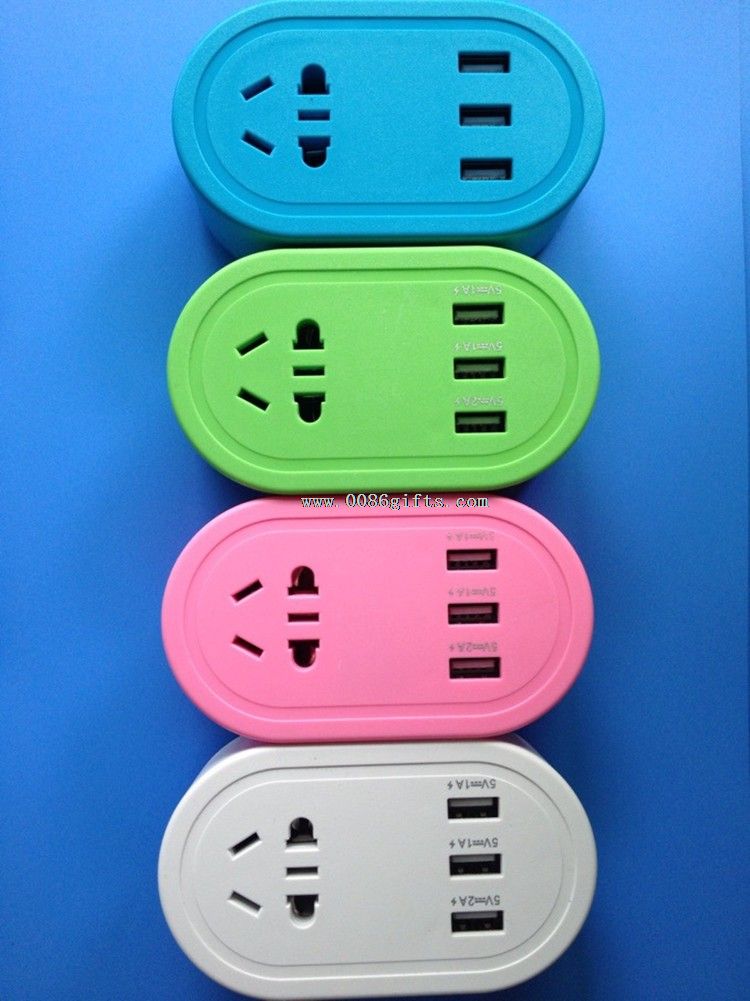 Fashionable usb socket charger