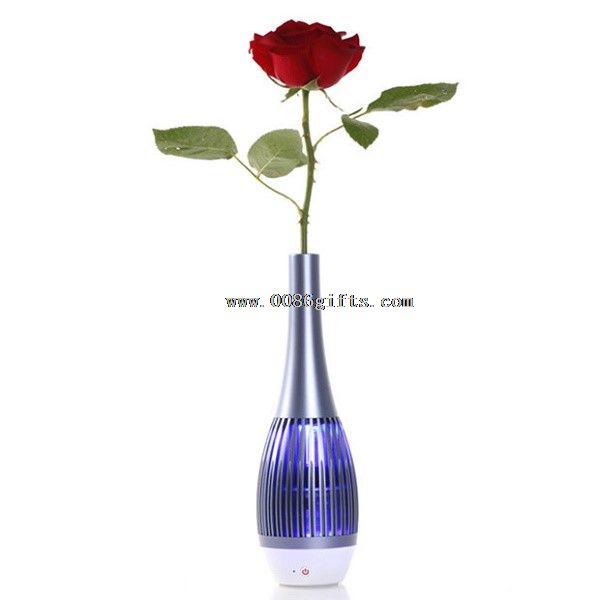 Haut-parleur de bluetooth sans fil pour le vase fleur