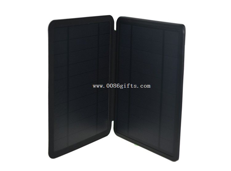 USB dobrável 2-painel 9W 10000MAH carregador Solar