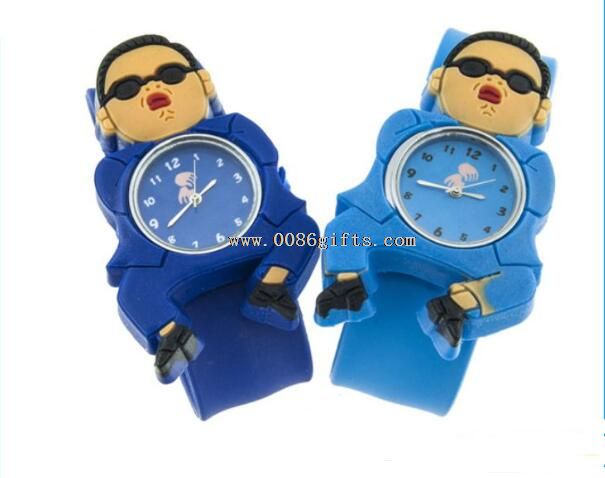 Gangnam Style silicona slap watches