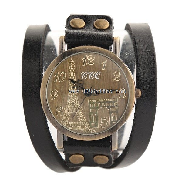 Genuine leather watch strap