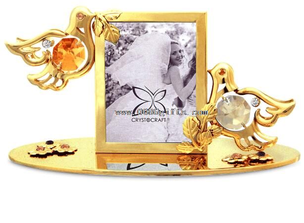 Gold Plated Metal Picture Photo Frame