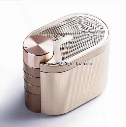 Golden bluetotooth speaker