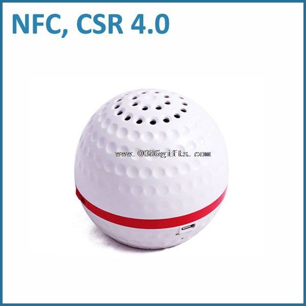 Golf ball round shape bluetooth speakers