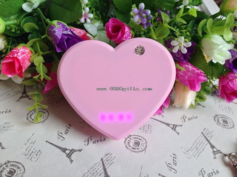 Heart-shaped Power Bank 5200mah