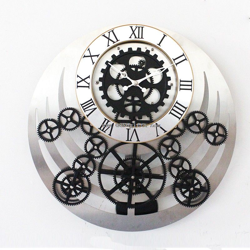 Hollowed Gear Wall Clock