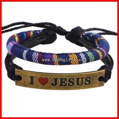 I LOVE JESUS Engrave Bracelet