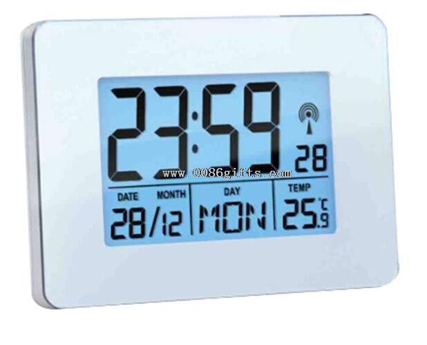 Lcd modern weather station clock Quality Choice