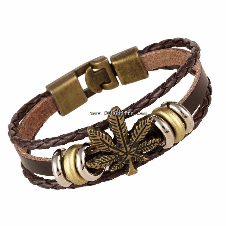 Bracciale Charm foglia