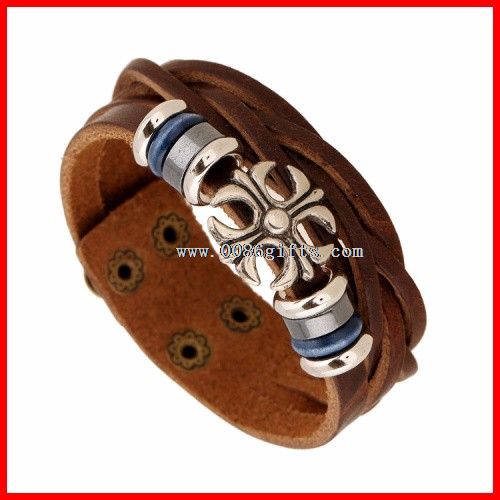 Leather Braided Bracelet Bangle