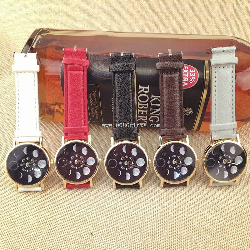 Leather watch