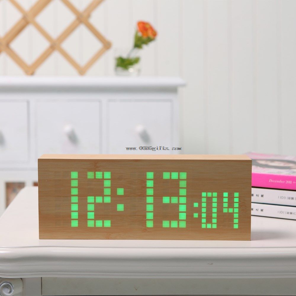 LED fashion wood clock