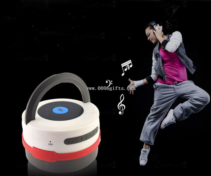 Led outdoor bluetooth speaker