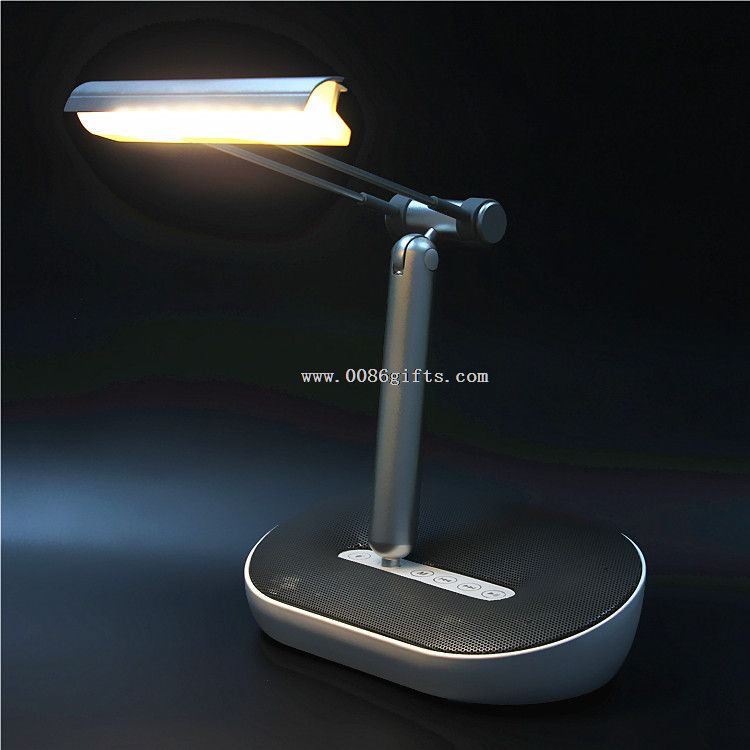 LED stolní lampa s CSR4.0 bluetooth reproduktor