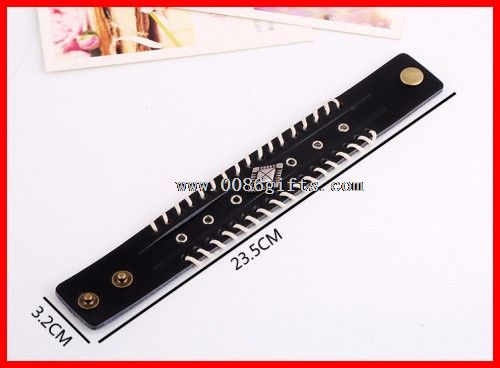 Pulsera de cuero para hombre