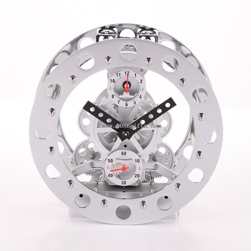 Metal Bell Alarm Gear Clock