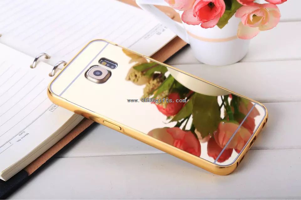 Metal mirror cover case for samsung