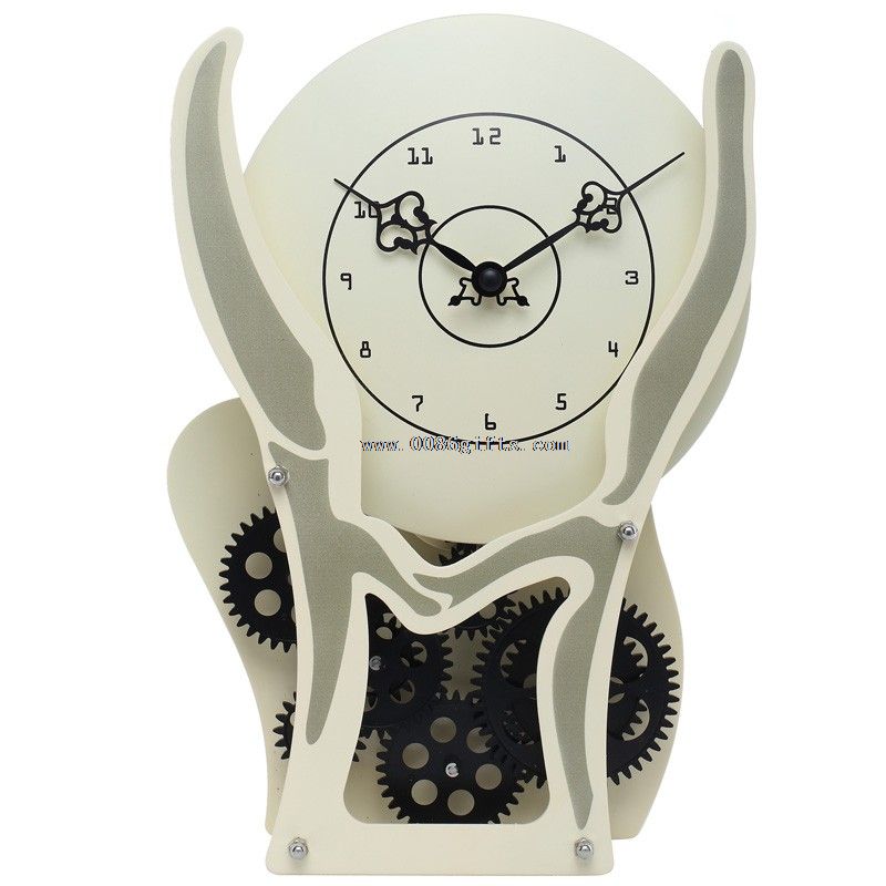 Metal Olympic Gear Table Clock