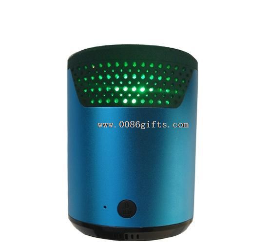 Mini bluetooth speaker with led light