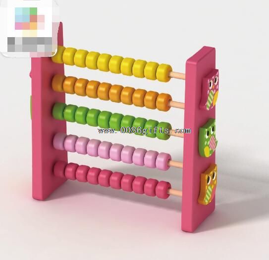 Mini ahşap abacus