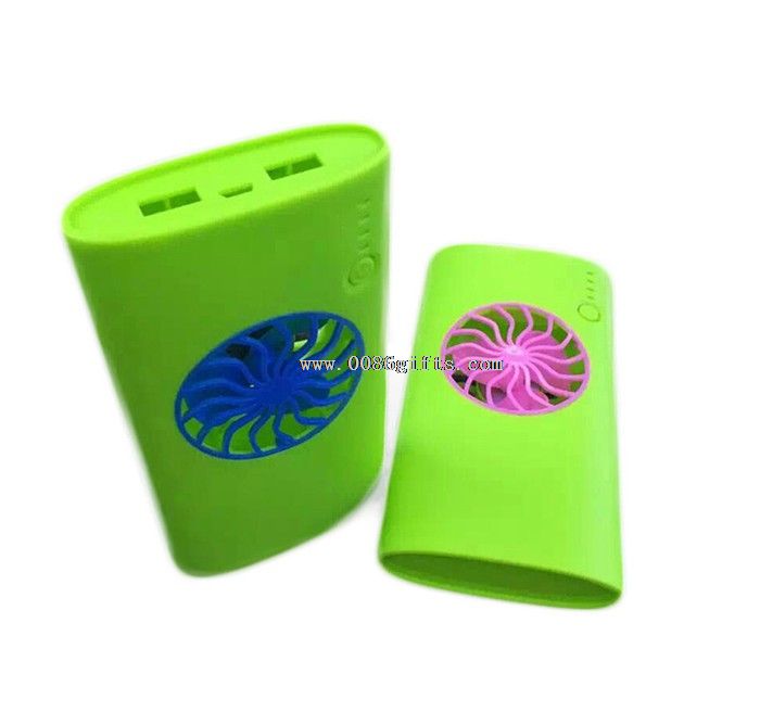 Mobile power bank with fan