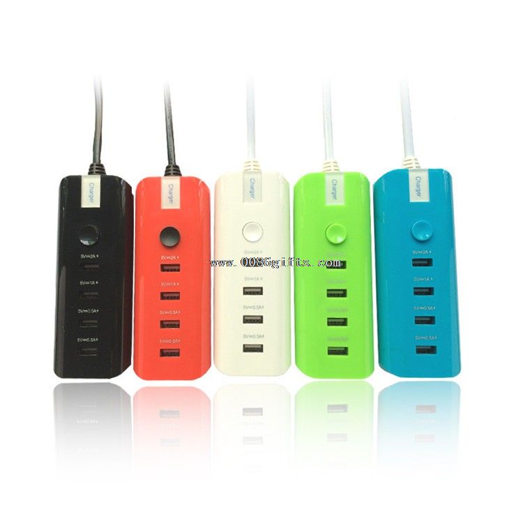 Multiport trådløse oplader 4 port usb