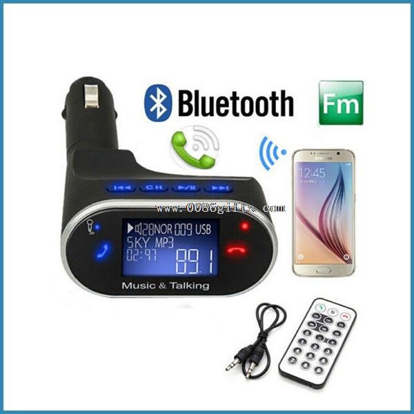 Música e Talking bluetooth Car Kit mãos-livres