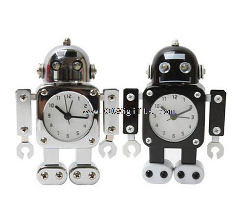 Terbaru Robot Metal Alarm Clock