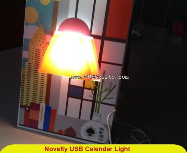 Novedad USB calendario luz