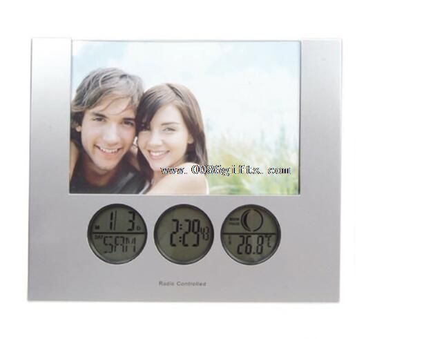 Photo frame cube alarm clock