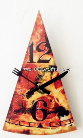 Reloj de pared de la promoción de pizza