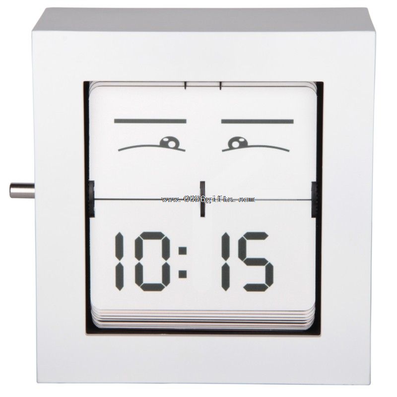 Plastic phiz flip clock