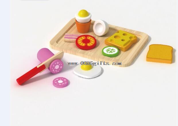 Popular Cutting set Wooden kitchen toy