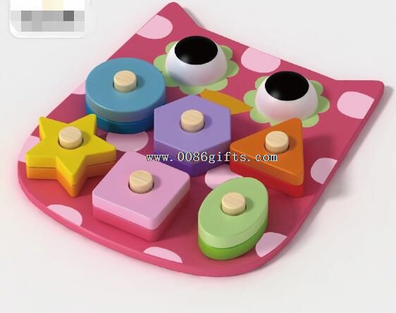 Popular owl wood shape block
