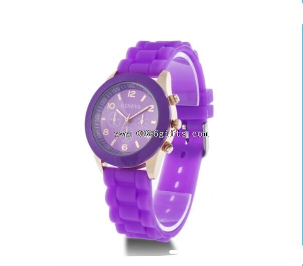 Quartz silicone watch