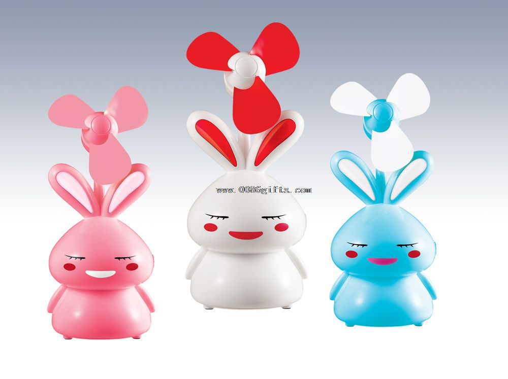 Rabbit shape mini desk fan