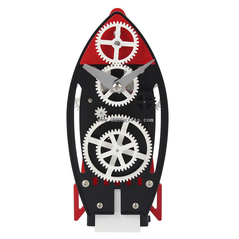 Rocket Gear Clock Designed