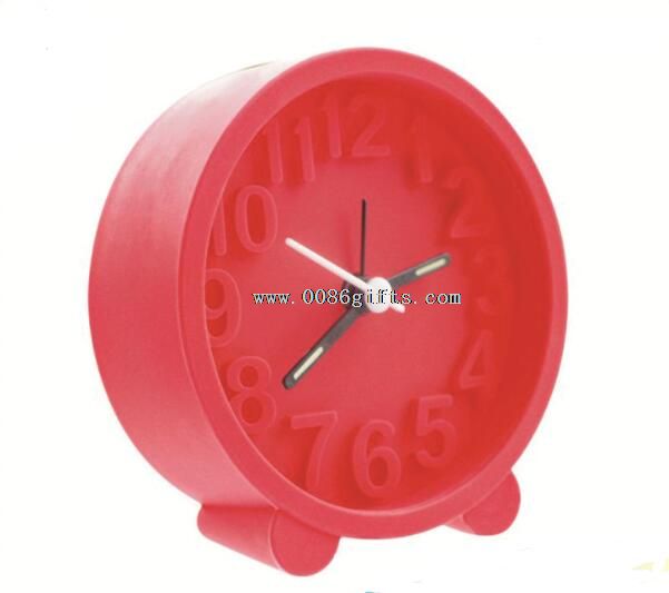 Round alarm clock