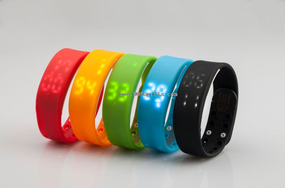 Bracelet en silicone montre intelligente en bonne santé