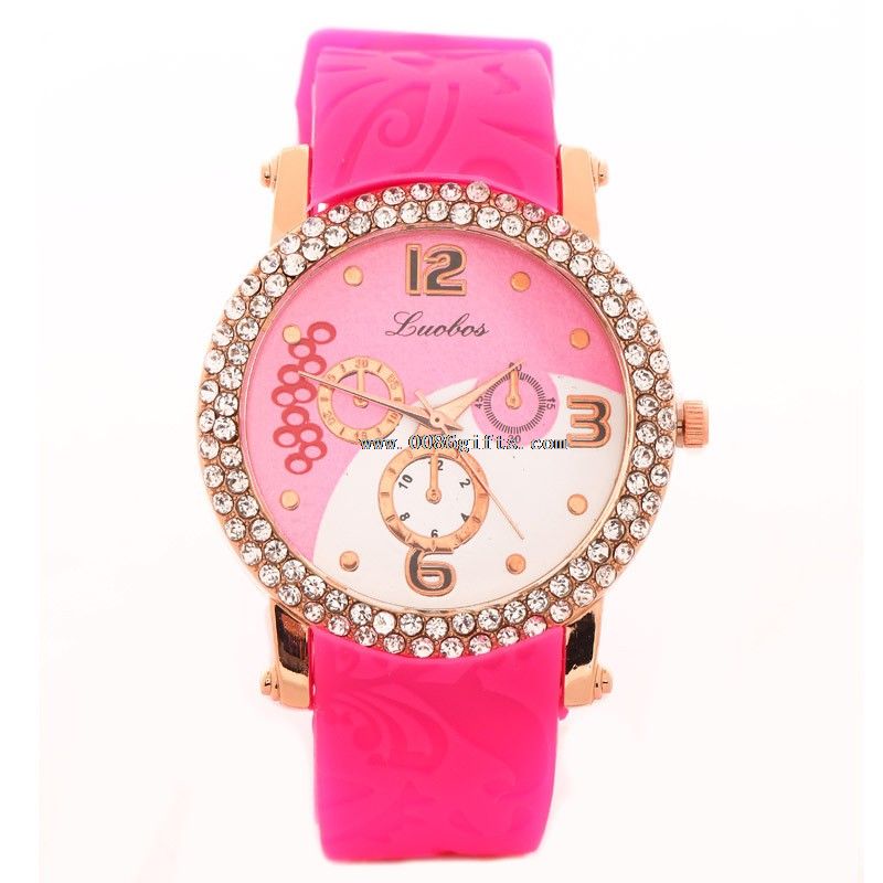 in silicone Ladies Watch