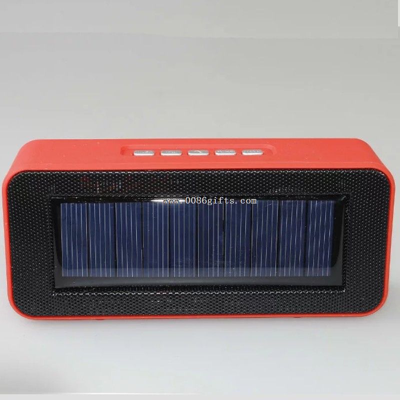 Haut-parleur Bluetooth solaire avec FM et USB